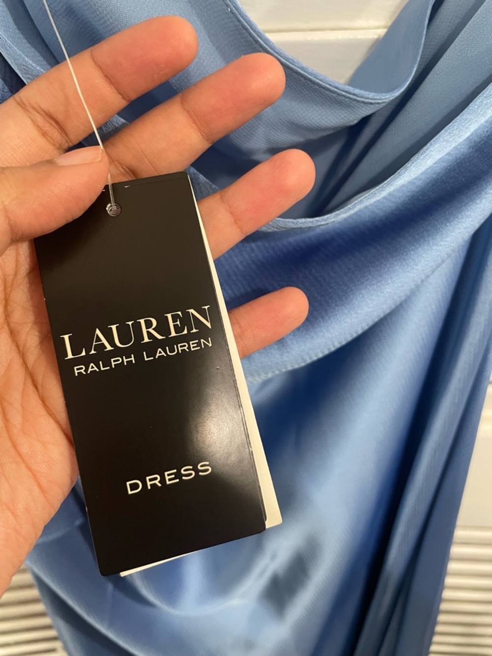NWT Ralph Lauren Satin Charmeuse One-Shoulder Gown - Picture 8 of 13